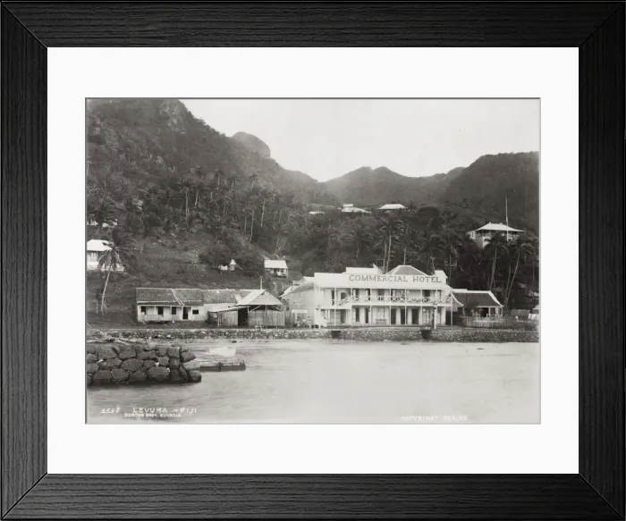 Framed Print : Commercial Hotel, Levuka, Fiji, Pacific islands Framed Print : Commercial Hotel, Levuka, Fiji, Pacific islands