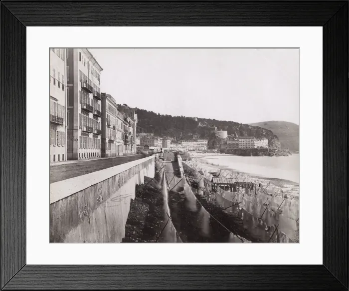 Framed Print : French Riviera - view at Nice, France Framed Print : French Riviera - view at Nice, France