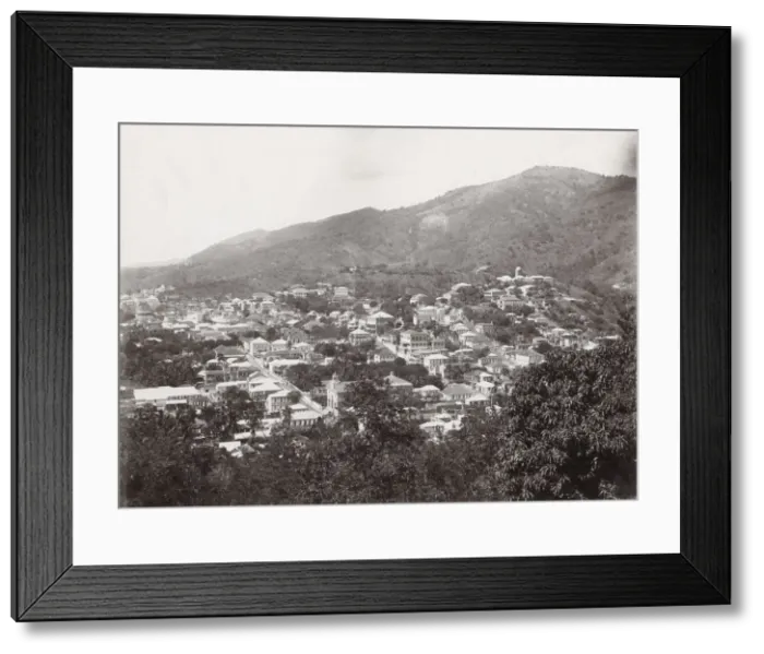 Framed Print : View from Blackbeards Castle, Charlotte Amalie, St Thomas Framed Print : View from Blackbeards Castle, Charlotte Amalie, St Thomas