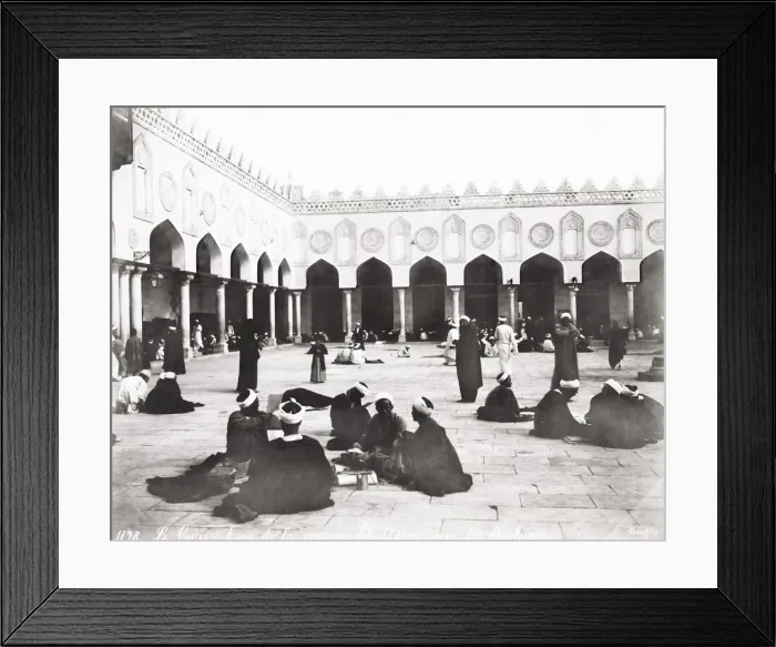 Framed Print : Al-Azhar mosgue Cairo Egypt, Muslim theologians, Imams Framed Print : Al-Azhar mosgue Cairo Egypt, Muslim theologians, Imams