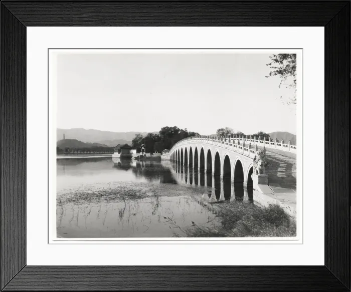 Framed Print : Marble Seventeen Arch Bridge Beijing Summer Palace, China Framed Print : Marble Seventeen Arch Bridge Beijing Summer Palace, China