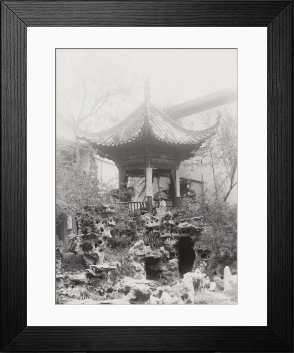 Framed Print : Temple of Confucius, Hankow, modern Wuhan, China Framed Print : Temple of Confucius, Hankow, modern Wuhan, China