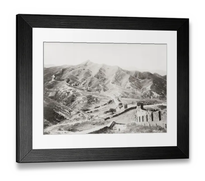 Framed Print : View of the Great Wall of China Framed Print : View of the Great Wall of China