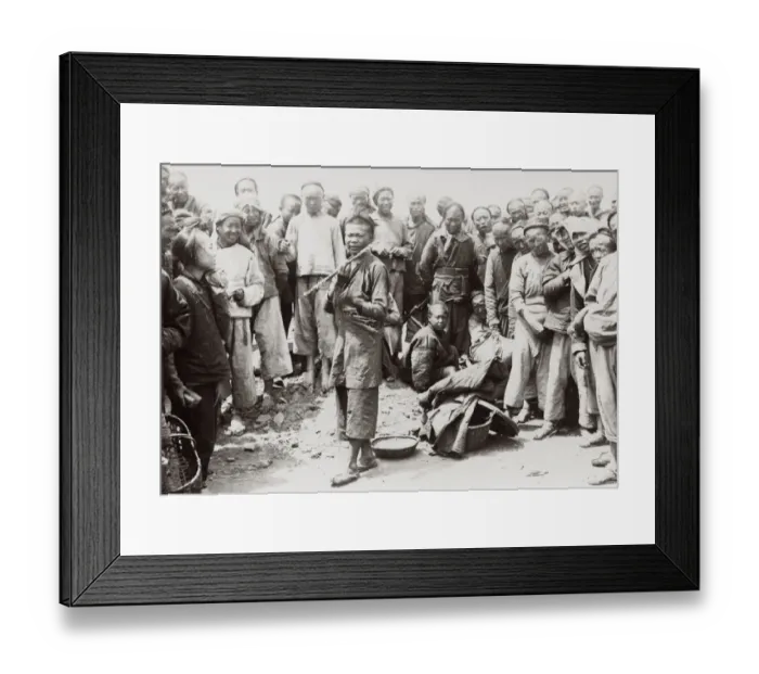 Framed Print : Daily life, Chinese peasant farm workers, China Framed Print : Daily life, Chinese peasant farm workers, China