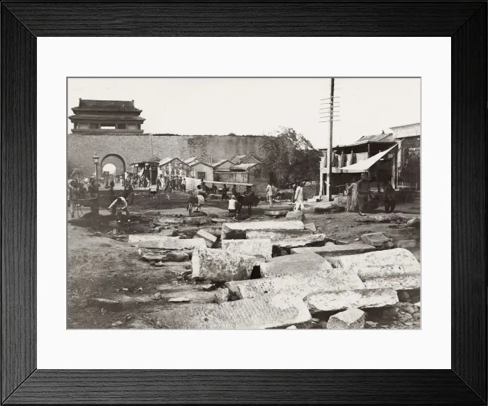 Framed Print : Chongwenmen, Hadamen, Hatamen Gate, Peking, Beijing, China Framed Print : Chongwenmen, Hadamen, Hatamen Gate, Peking, Beijing, China