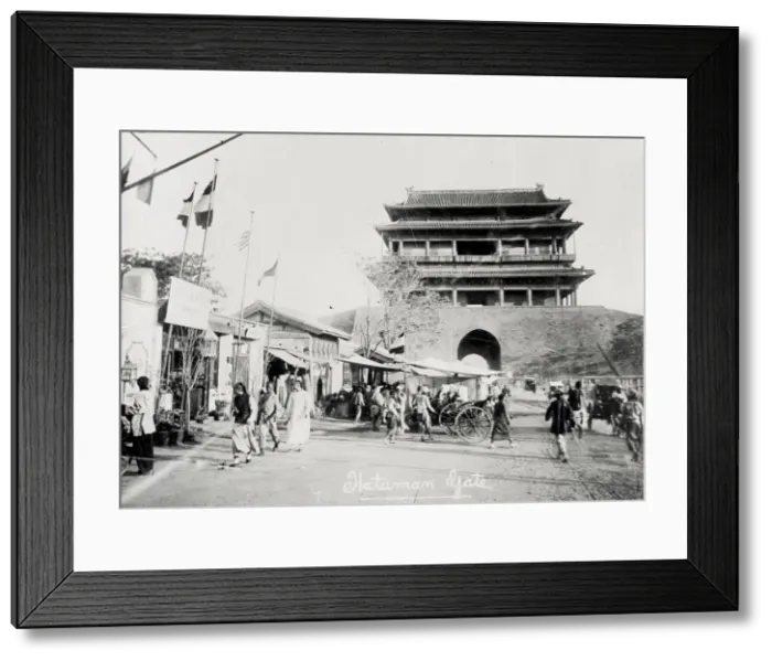 Framed Print : Chongwenmen, Hadamen, Hatamen Gate, Peking, Beijing, China Framed Print : Chongwenmen, Hadamen, Hatamen Gate, Peking, Beijing, China