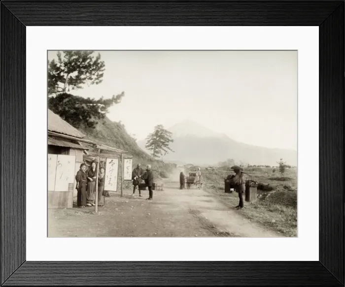 Framed Print : Mount Fuji, Fujiyama, from Iwabuchi, Japan Framed Print : Mount Fuji, Fujiyama, from Iwabuchi, Japan
