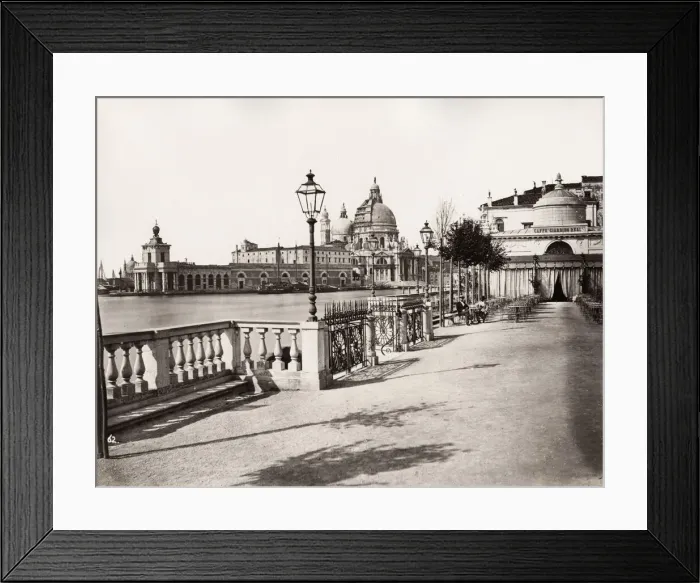 Framed Print : Terrace of the Caffe Giardino Reale, Venice, Italy Framed Print : Terrace of the Caffe Giardino Reale, Venice, Italy