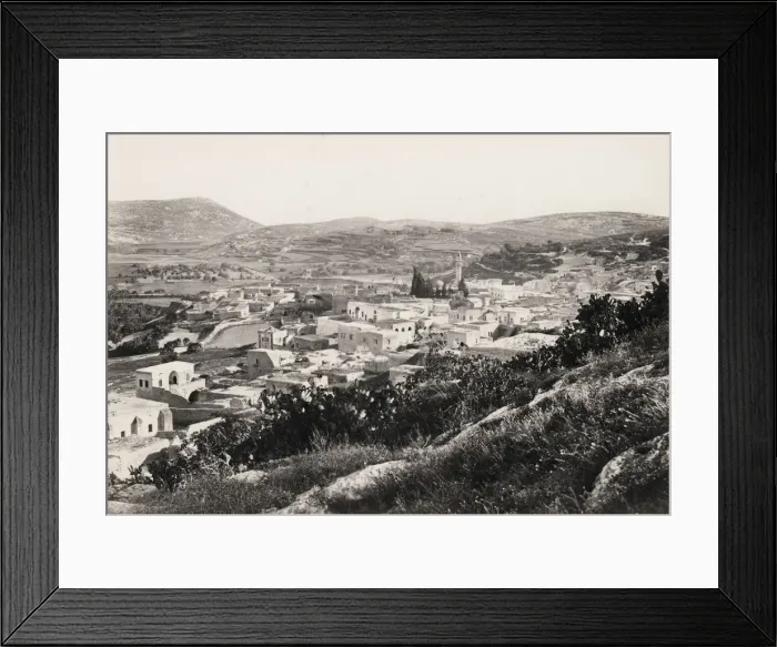 Framed Print : Nazareth from the North West, modern Israel Framed Print : Nazareth from the North West, modern Israel