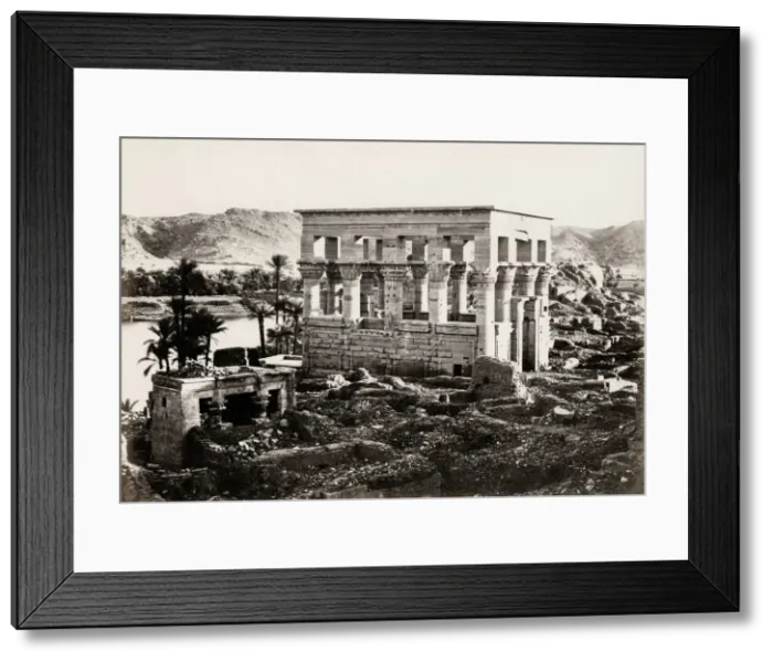 Framed Print : Trajans kiosk on the Isle of Philae, Egypt Framed Print : Trajans kiosk on the Isle of Philae, Egypt