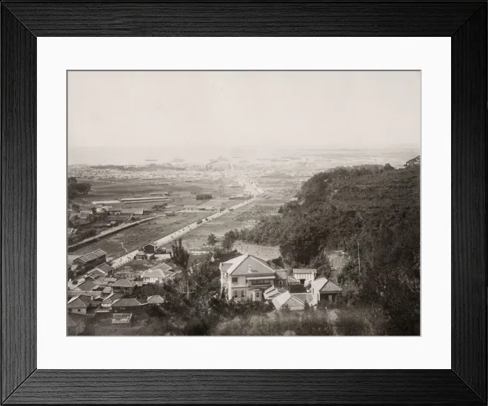 Framed Print : Harbour of Kobe, Japan Framed Print : Harbour of Kobe, Japan