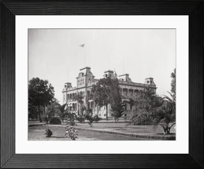 Framed Print : Royal Palace, Honolulu, Hawaii Framed Print : Royal Palace, Honolulu, Hawaii