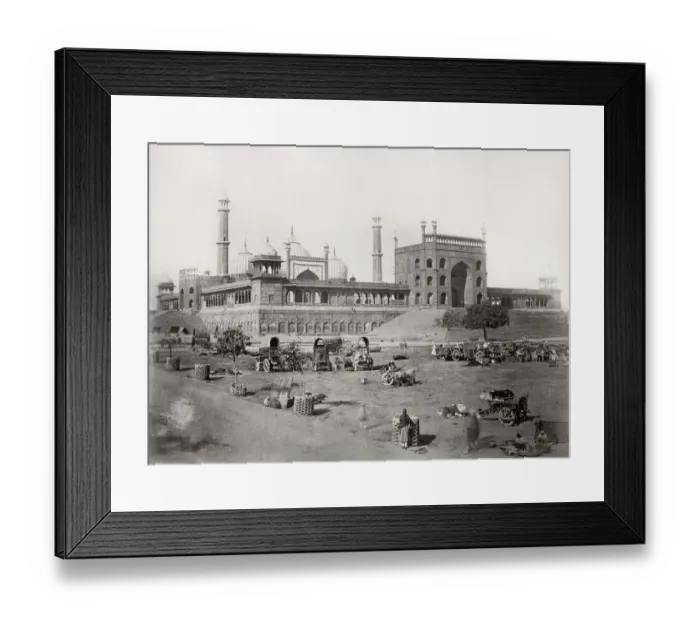 Framed Print : Jama Masjid mosque, Delhi, India Framed Print : Jama Masjid mosque, Delhi, India