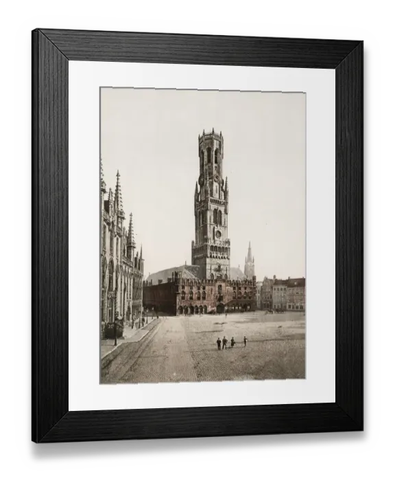 Framed Print : The Belfry of Bruges, Belgium Framed Print : The Belfry of Bruges, Belgium
