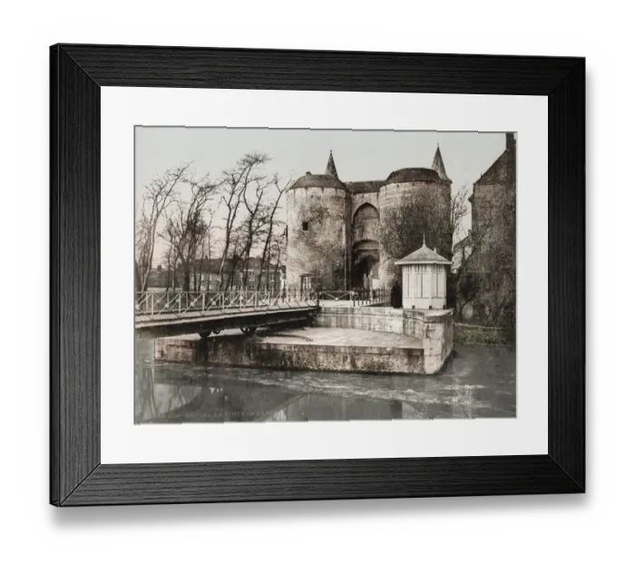 Framed Print : The Ghent Gate, Bruges, Belgium