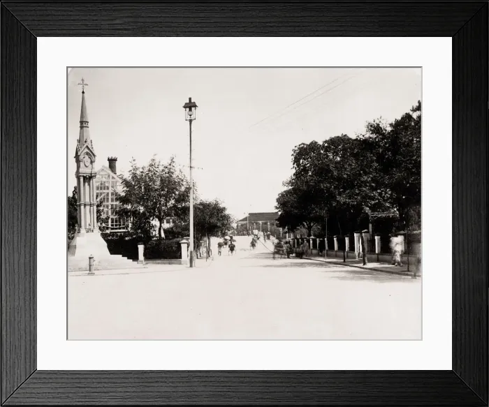 Framed Print : Street scene in Shanghai, China, c. 1890 s Framed Print : Street scene in Shanghai, China, c. 1890 s