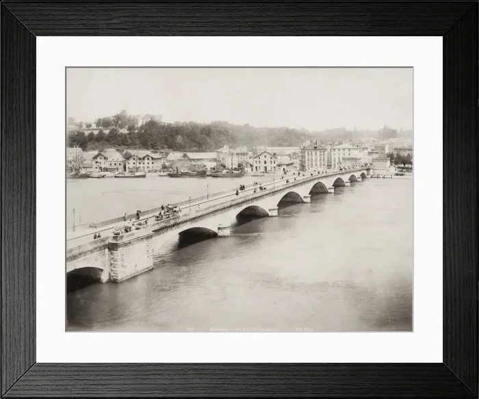 Framed Print : Pont Saint Esprit, Bayonne, France Framed Print : Pont Saint Esprit, Bayonne, France