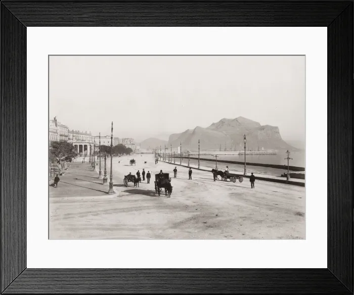 Framed Print : Foro Italico, Monte Pellegrino, Palermo, Sicily, Italy Framed Print : Foro Italico, Monte Pellegrino, Palermo, Sicily, Italy