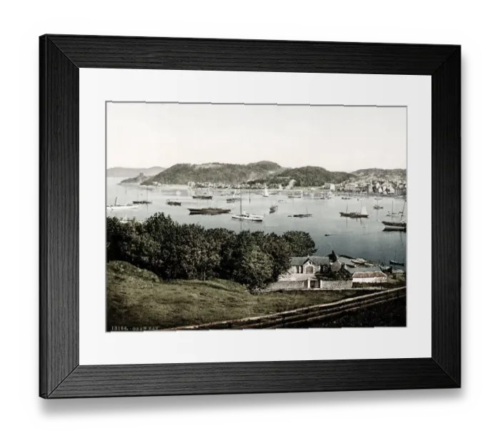 Framed Print : Boats in the Bay of Oban, Scotland Framed Print : Boats in the Bay of Oban, Scotland