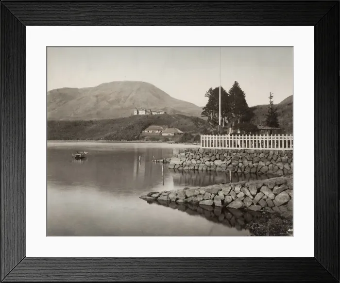 Framed Print : Japan, Hakone Lake Framed Print : Japan, Hakone Lake
