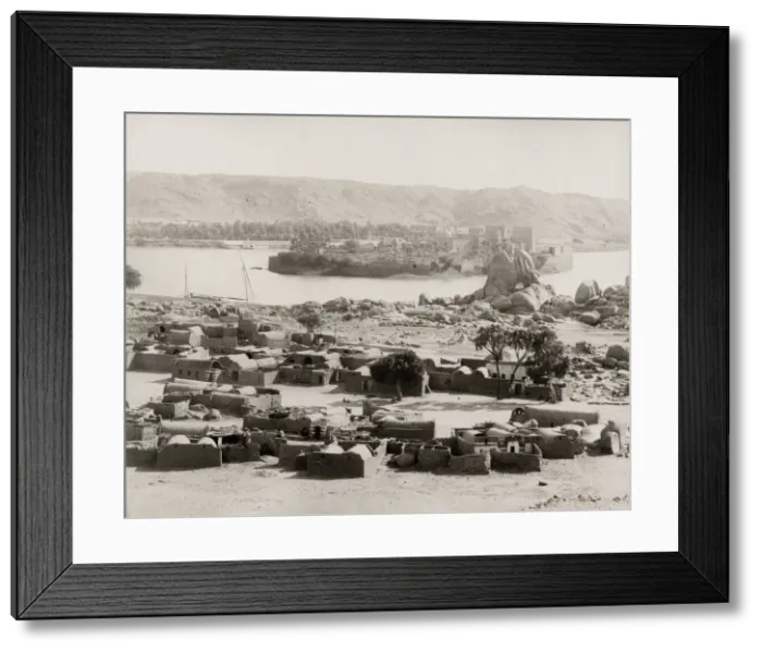 Framed Print : Island of Philae in the River Nile, Egypt Framed Print : Island of Philae in the River Nile, Egypt