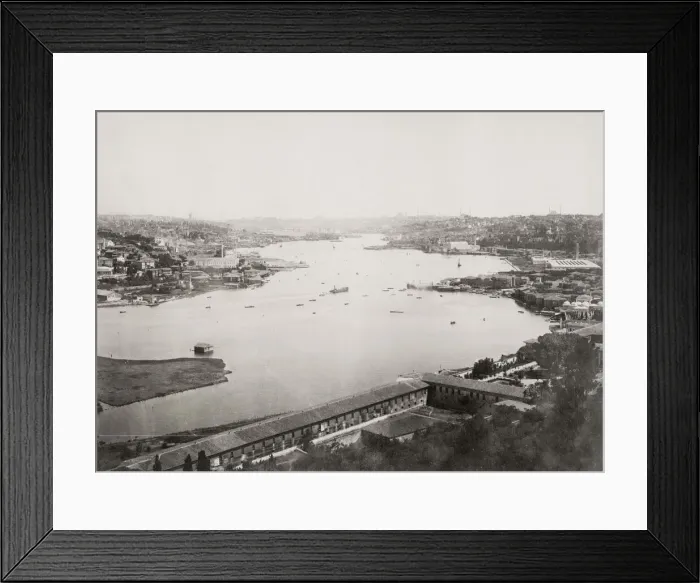 Framed Print : Turkey, Constantinople, Istanbul - Golden Horn Framed Print : Turkey, Constantinople, Istanbul - Golden Horn