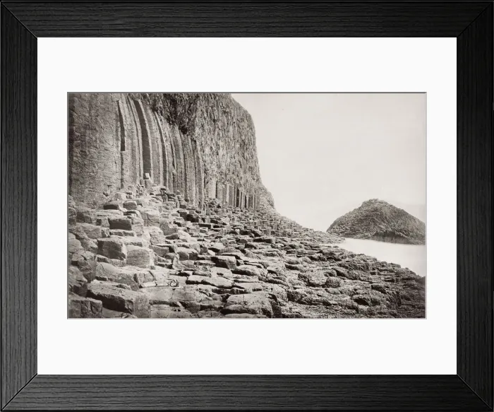 Framed Print : Scotland, Bending Pillars and Causeway, Staffa Framed Print : Scotland, Bending Pillars and Causeway, Staffa