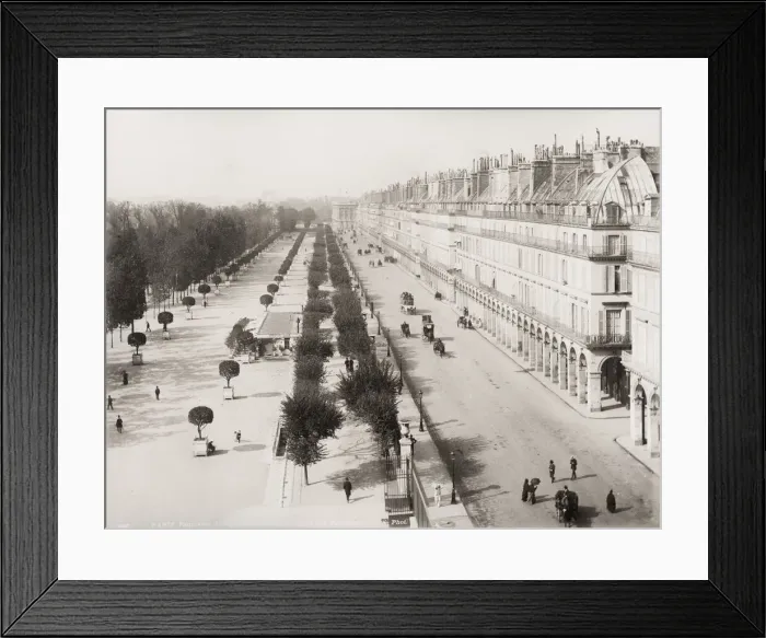 Framed Print : France - Jardin des Tuileries, France Framed Print : France - Jardin des Tuileries, France