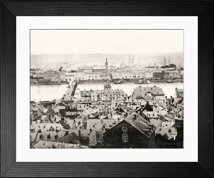 Framed Print : Germany, city of Koblenz, River Rhine Framed Print : Germany, city of Koblenz, River Rhine