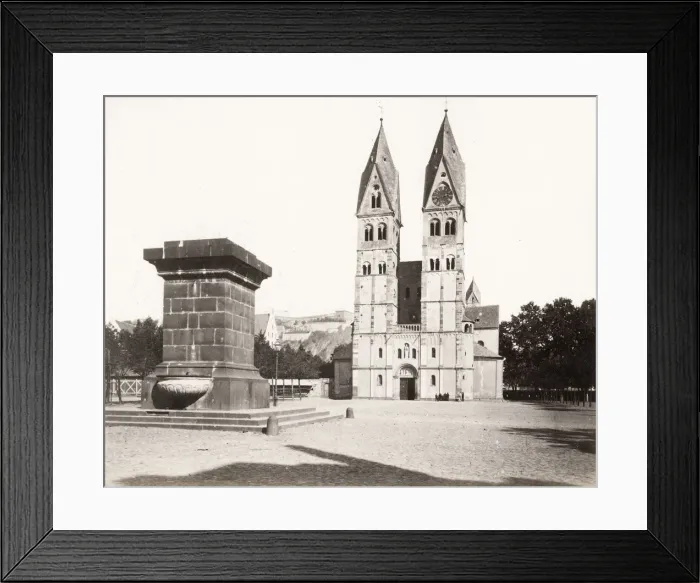 Framed Print : Germany - The Basilica of St. Castor, church in Koblenz Framed Print : Germany - The Basilica of St. Castor, church in Koblenz