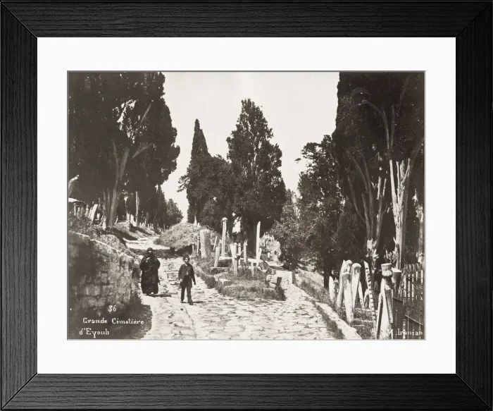 Framed Print : Turkey, Constantinople, Istanbul - The Eyüp Cemetery Framed Print : Turkey, Constantinople, Istanbul - The Eyüp Cemetery