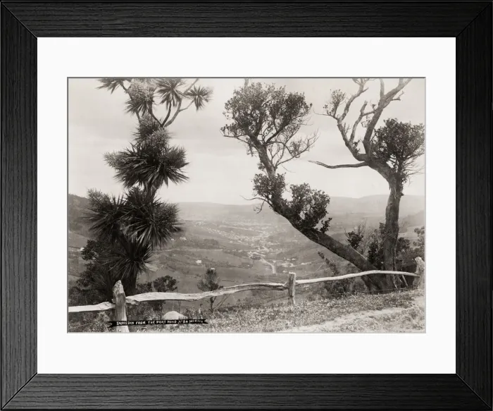 Framed Print : New Zealand - Dunedin from the Port Road Framed Print : New Zealand - Dunedin from the Port Road