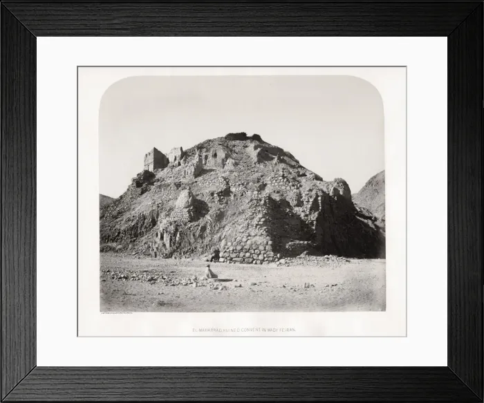 Framed Print : Ruined convent, Wady Feiran Framed Print : Ruined convent, Wady Feiran