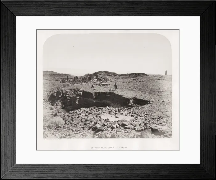 Framed Print : Sinai - Egyptian ruins, Serabit el Khadim Framed Print : Sinai - Egyptian ruins, Serabit el Khadim