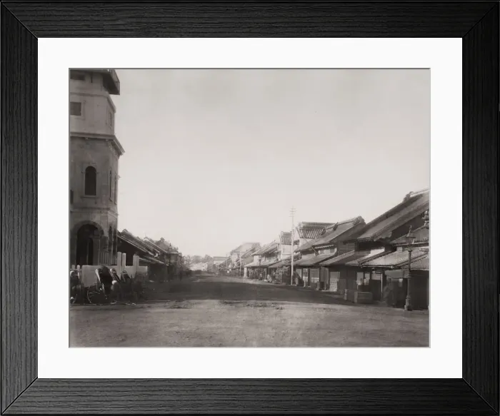 Framed Print : Yokohama, Japan, Raimund von Stillfried studio Framed Print : Yokohama, Japan, Raimund von Stillfried studio