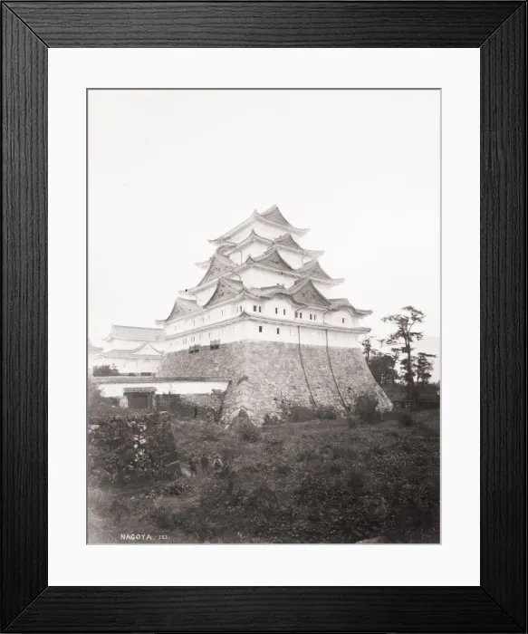 Framed Print : Nagoya Castle, Japan, Raimund von Stillfried studio Framed Print : Nagoya Castle, Japan, Raimund von Stillfried studio