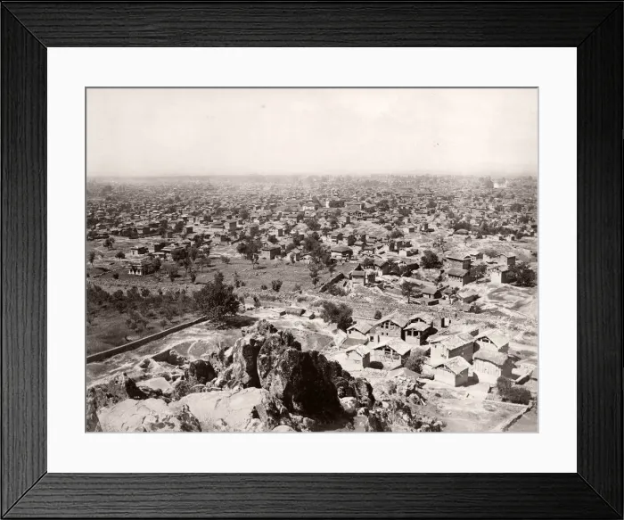 Framed Print : Kashmir, India, General view Srinagar Framed Print : Kashmir, India, General view Srinagar