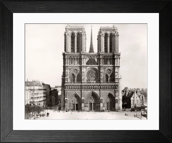 Framed Print : Cathedral of Notre Dame, Paris, France Framed Print : Cathedral of Notre Dame, Paris, France