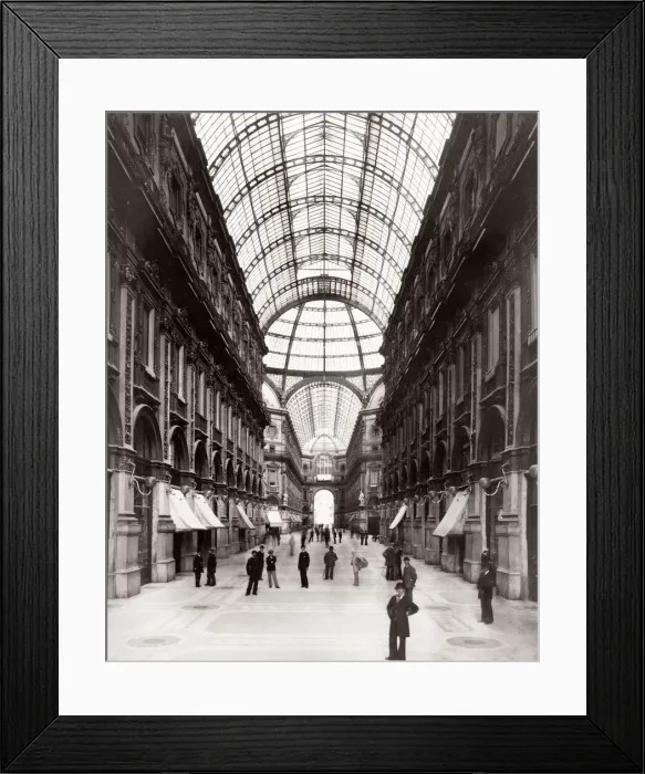 Framed Print : Galleria Vittorio Emanuele II, shopping arcade, Milan Framed Print : Galleria Vittorio Emanuele II, shopping arcade, Milan