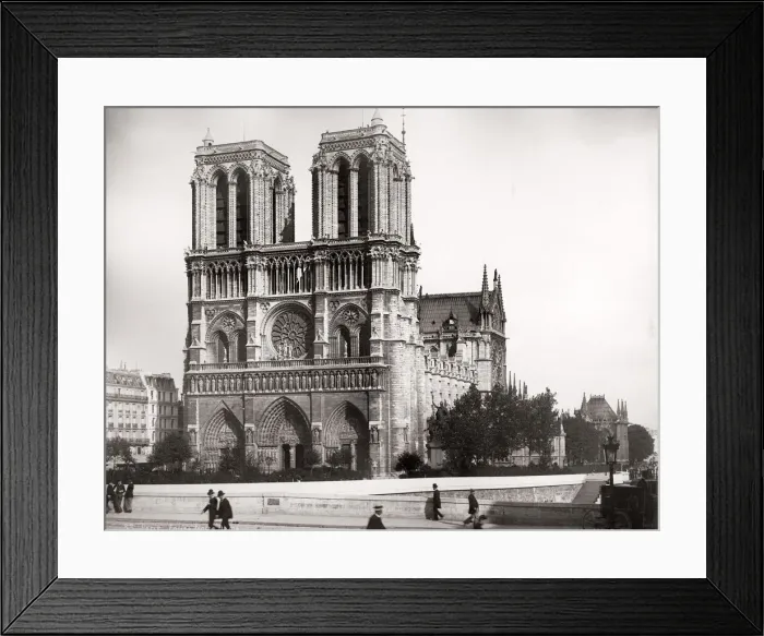 Framed Print : Cathedral church Notre Dame, Paris, France Framed Print : Cathedral church Notre Dame, Paris, France