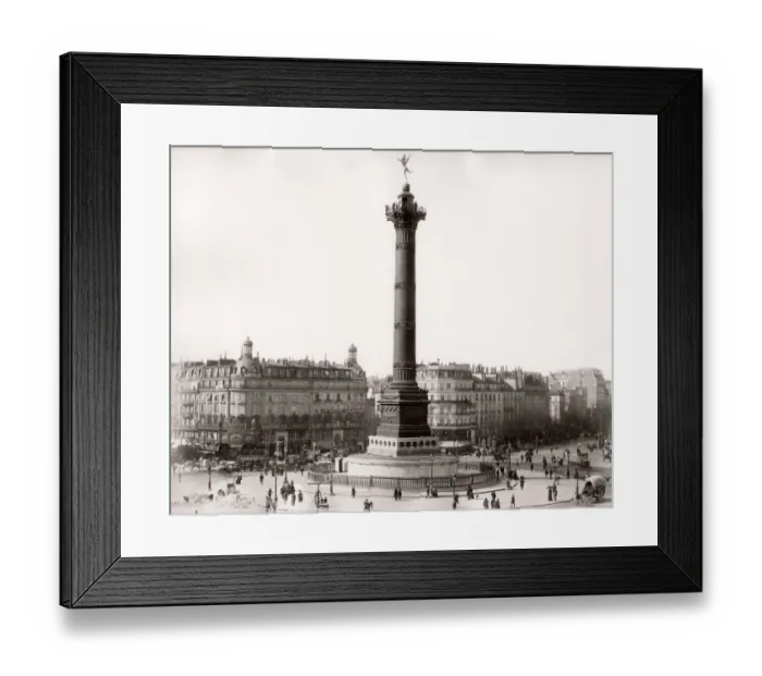 Framed Print : Place de la Bastille, Paris, France Framed Print : Place de la Bastille, Paris, France