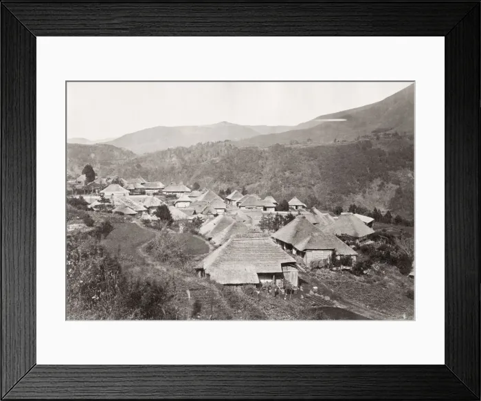 Framed Print : Village of Miyanoshita, Japan, well known for its hot springs Framed Print : Village of Miyanoshita, Japan, well known for its hot springs