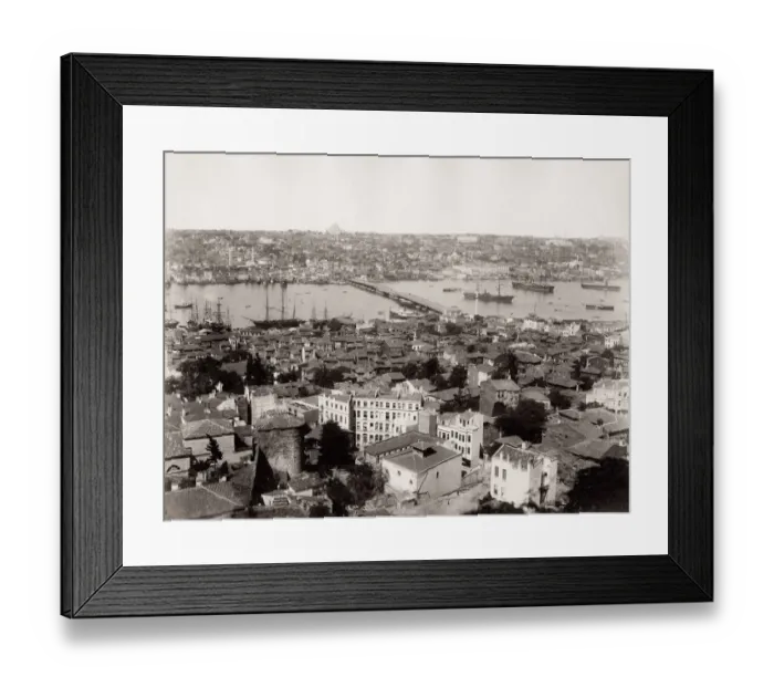 Framed Print : Constantinople, Istanbul across the Bosphorous, Turkey Framed Print : Constantinople, Istanbul across the Bosphorous, Turkey