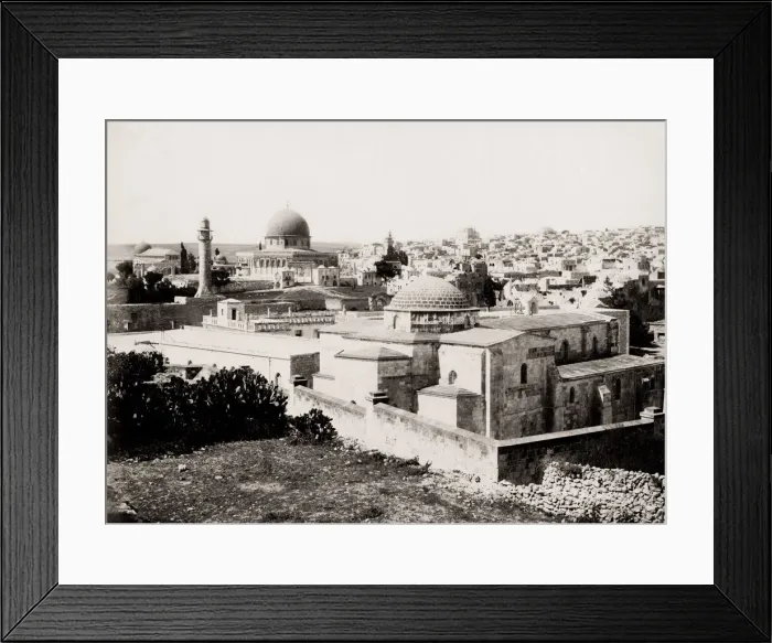 Framed Print : St Annes church, Jerusalem, c. 1880 s, modern Israel