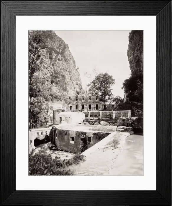 Framed Print : Amalfi, Valle dei Mulini, Italy Framed Print : Amalfi, Valle dei Mulini, Italy