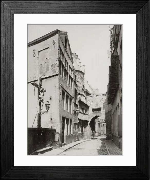 Framed Print : Street in Antwep, Anvers, Belgium Framed Print : Street in Antwep, Anvers, Belgium