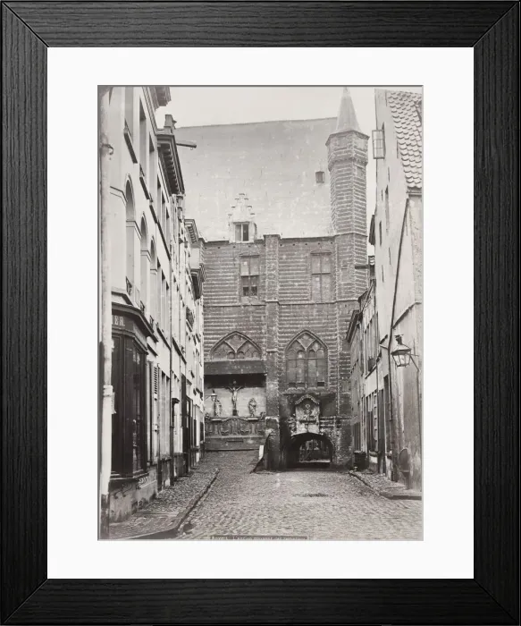 Framed Print : Street in Antwep, Anvers, Belgium Framed Print : Street in Antwep, Anvers, Belgium