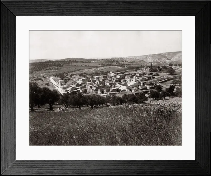 Framed Print : The village of Bethany, Palestine, Holy Land, Israel, c. 1890 s Framed Print : The village of Bethany, Palestine, Holy Land, Israel, c. 1890 s