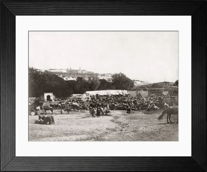 Framed Print : Mart, Tangier, Morocco, c. 1880s Framed Print : Mart, Tangier, Morocco, c. 1880s