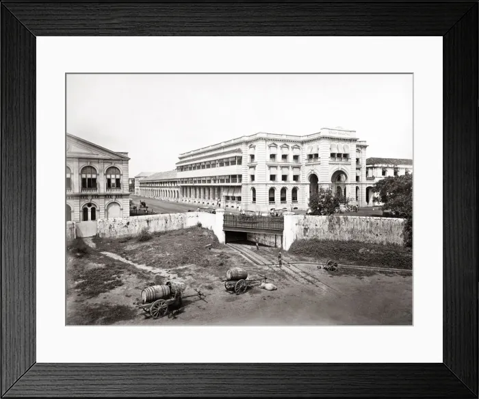 Framed Print : Grand Oriental Hotel, Colombo Ceylon Sri Lanka c. 1880 s Framed Print : Grand Oriental Hotel, Colombo Ceylon Sri Lanka c. 1880 s